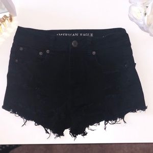 American Eagle Festival Shortie Short Black